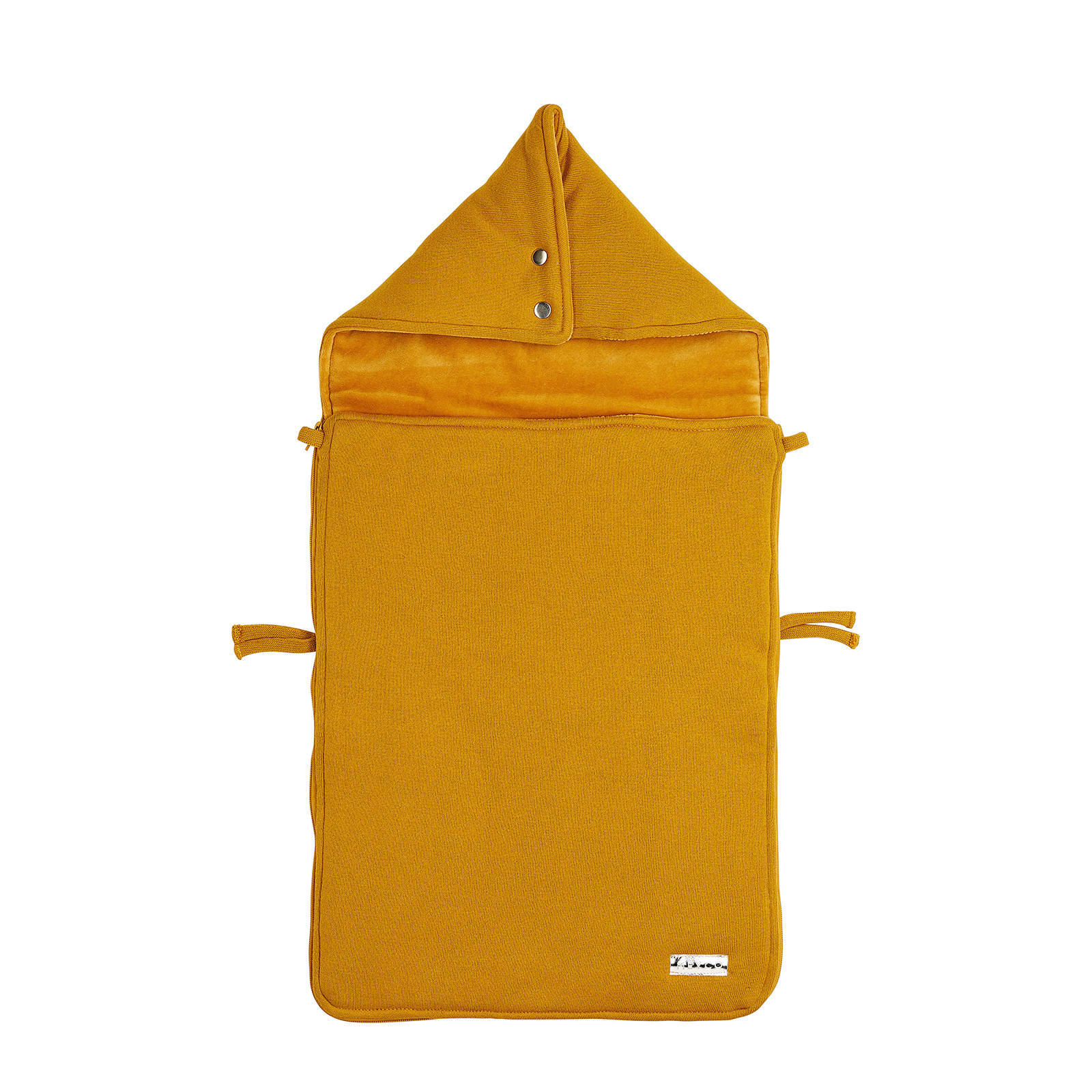 Meyco Knit Basic voetenzak okergeel | wehkamp