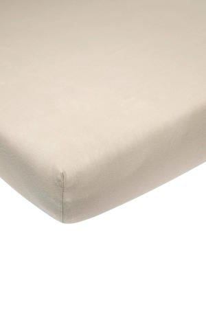 Meyco jersey Hoeslaken boxmatras 75x95 cm sand