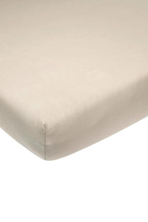 Meyco jersey Hoeslaken boxmatras 75x95 cm sand