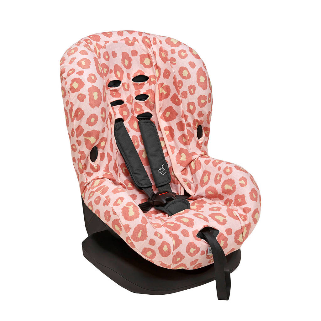 Meyco autostoelhoes groep 1 panter roze, Roze