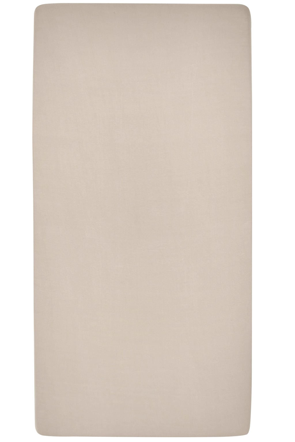 Meyco katoenen ledikant hoeslaken 60x120 cm sand