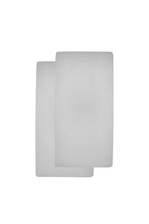 katoenen jersey hoeslaken ledikant 60x120 cm (set van 2)