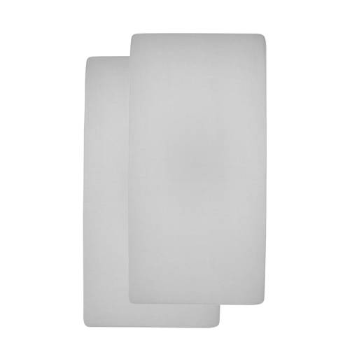 Meyco katoenen jersey hoeslaken ledikant 60x120 cm (set van 2) afbeelding