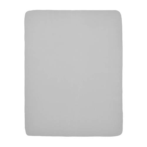 Meyco hoeslaken boxmatras 75x95 cm lichtgrijs afbeelding
