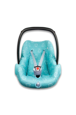 autostoelhoes 0+  interlock smile turquoise 