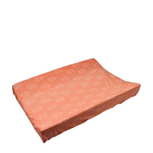 aankleedkussenhoes Smile roze