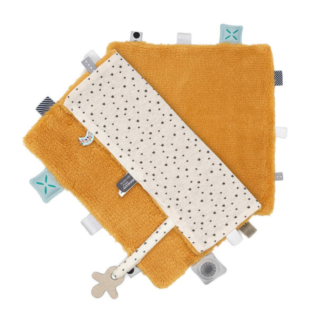 Snoozebaby Sweet Dreaming bumblebee knuffeldoekje, Oker
