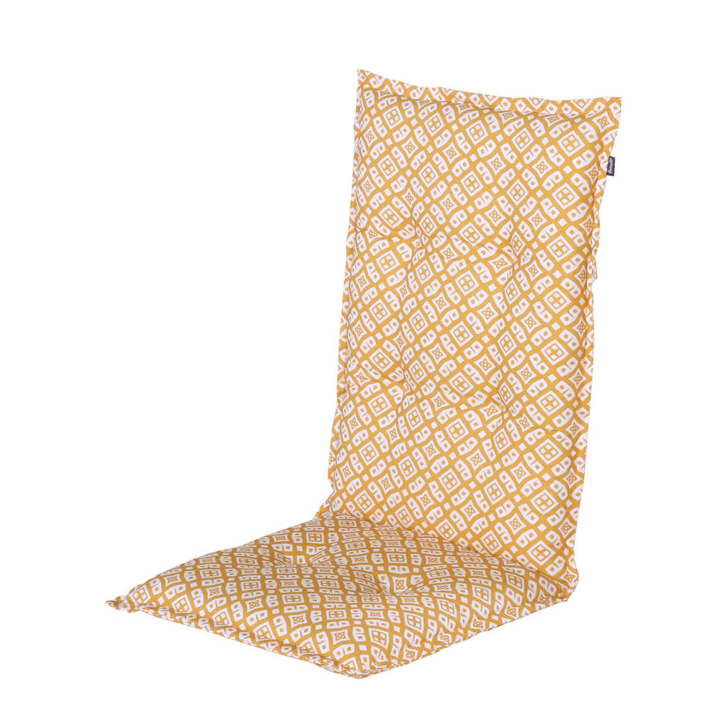 Hartman tuinkussen (hoge rug, set van 2) Cancun, Geel
