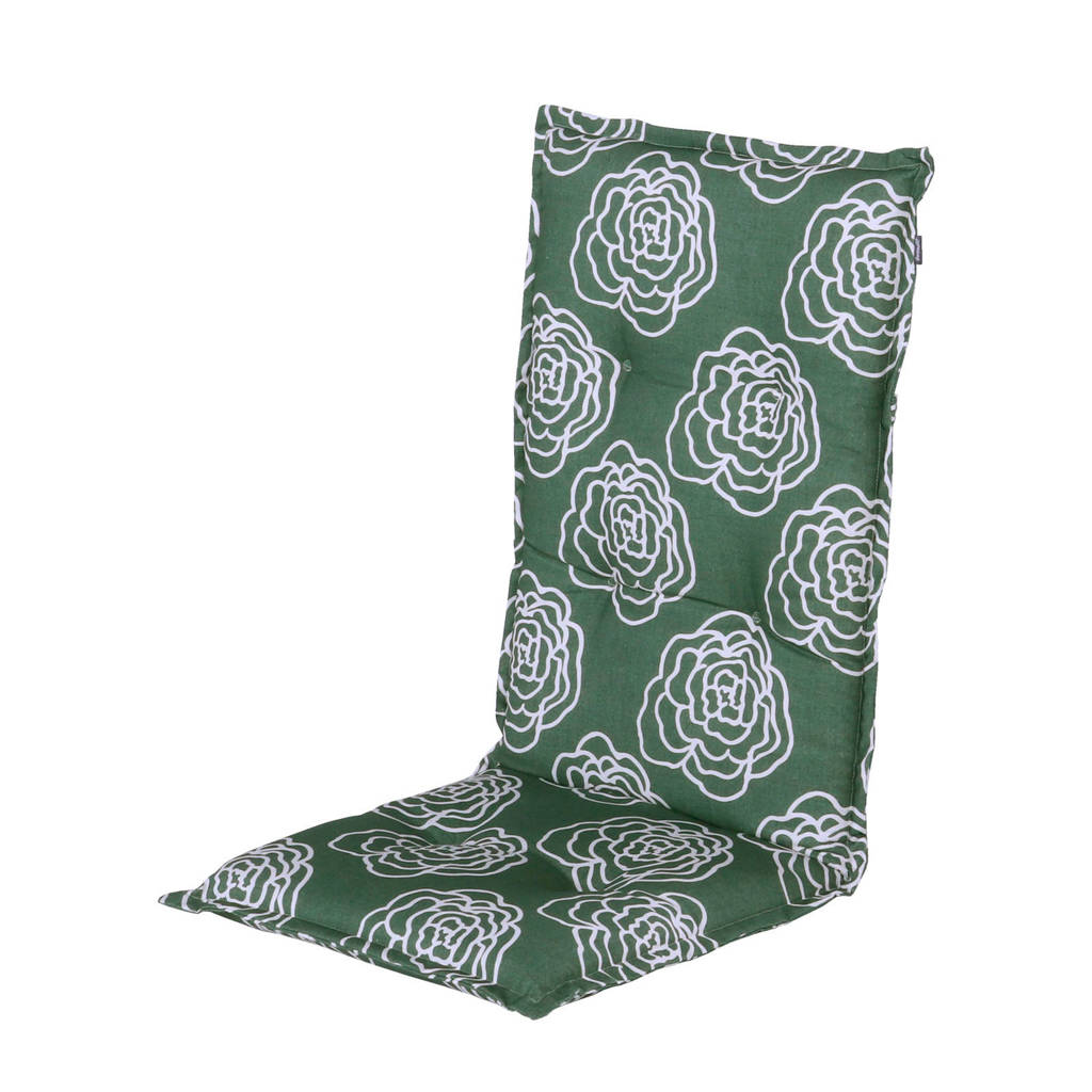 Hartman tuinkussen (hoge rug, set van 2) Peonie, Groen