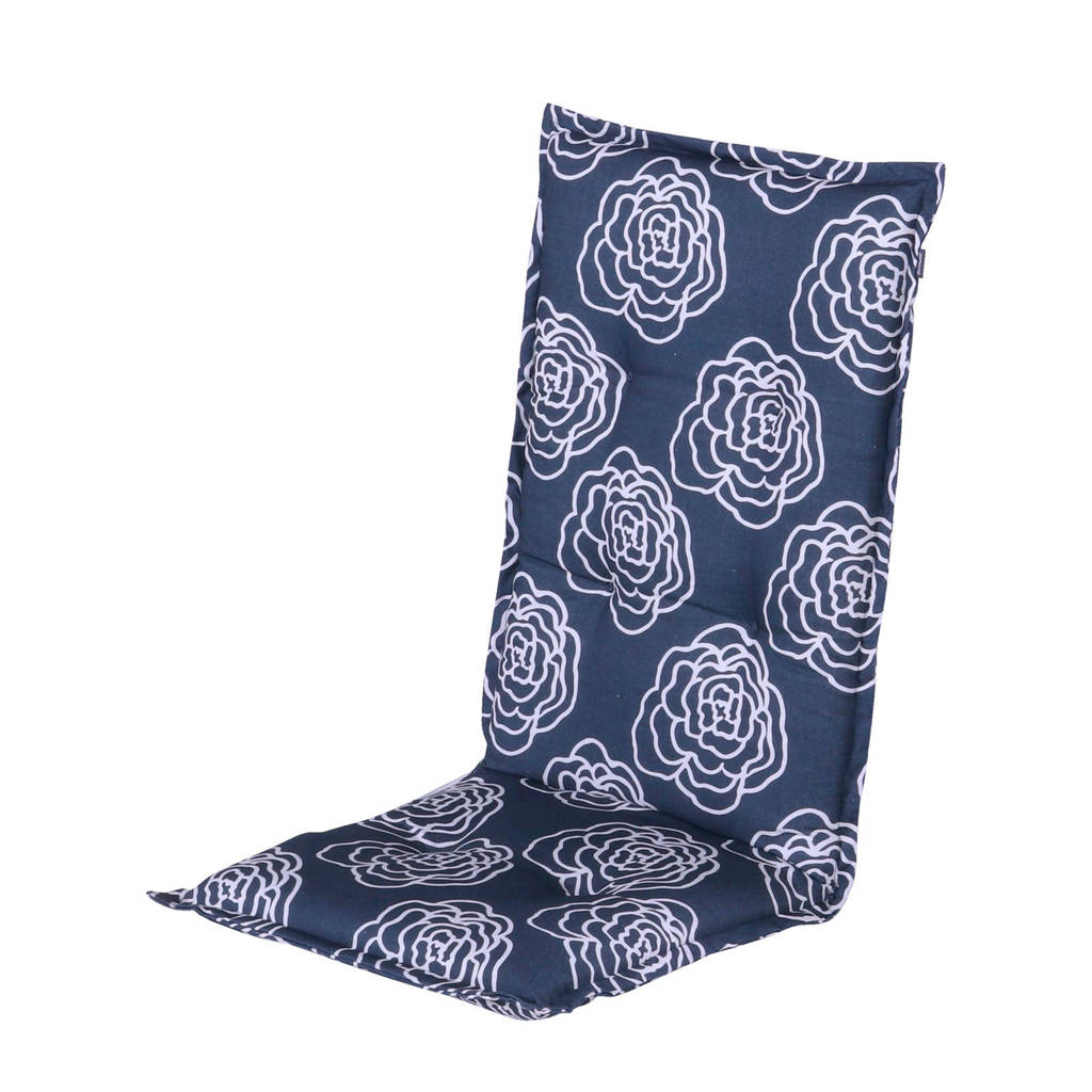 Hartman tuinkussen (hoge rug, set van 2) Peonie, Blauw