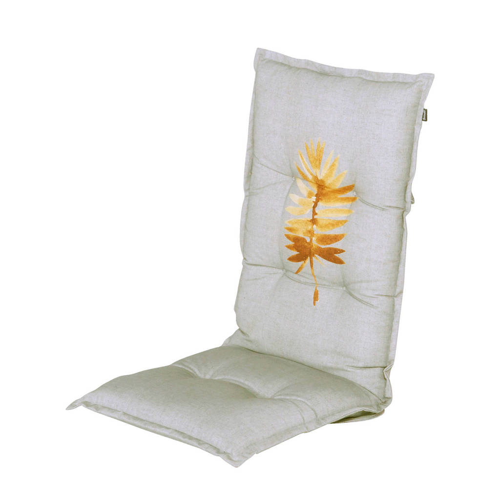 Hartman tuinkussen (hoge rug, set van 2) Emy, Geel
