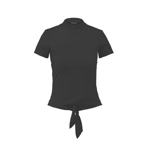 Coolcat Top Met Strikdetail Zwart coolcat kopen in de aanbieding Coolcat Top Met Strikdetail Zwart coolcat kopen in de aanbieding