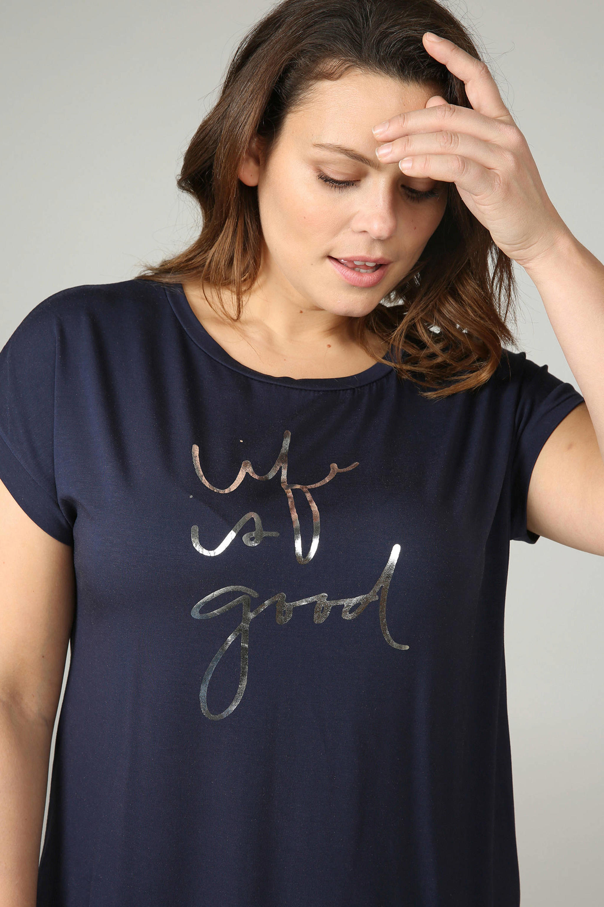 Paprika Tshirt marine wehkamp