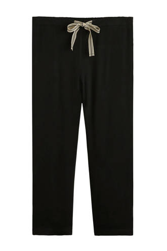 broek straight fit met high waist