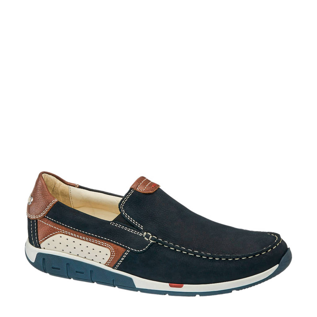 Donkerblauw Am Shoe Leren Am Instappers Shoe 1wRBqva