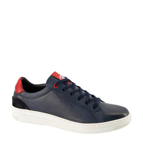 Am Shoe Leren Sneakers Donkerblauw am shoe kopen in de aanbieding Am Shoe Leren Sneakers Donkerblauw am shoe kopen in de aanbieding