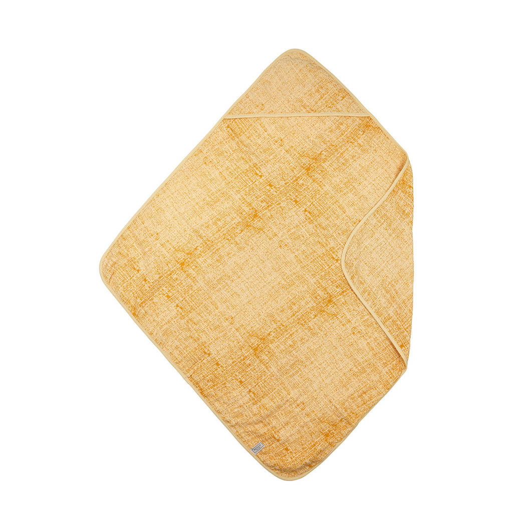 Meyco hydrofiel badcape fine lines okergeel, Okergeel