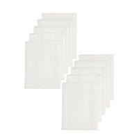 Meyco hydrofiele doek 70x70 cm wit - set van 10, Wit