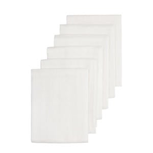 hydrofiele doek 70x70 cm wit (set van 6)