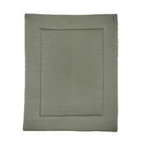 Meyco Knit Basic boxkleed 77x97 cm forrest green, FORREST GREEN