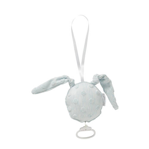 Cottonbaby Konijn Muziekdoosje Dot Lichtblauw cottonbaby kopen in de aanbieding