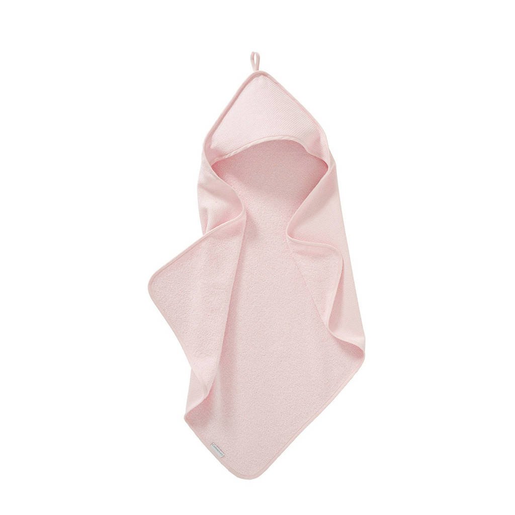 Cottonbaby badcape diamantwafel 75 x 75 cm roze, Roze