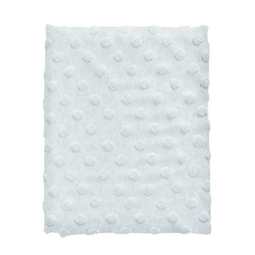 Cottonbaby Ledikantdeken Dot 120X150 Cm Lichtblauw cottonbaby kopen in de aanbieding