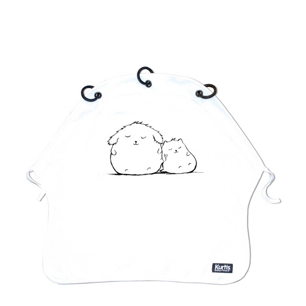 Kurtis beschermdoek Cuddles, Wit
