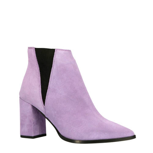 Bianco Suede Chelsea Boots Paars bianco kopen in de aanbieding