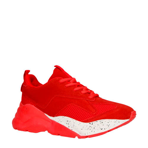 Bianco Suede Sneakers Rood bianco kopen in de aanbieding Bianco Suede Sneakers Rood bianco kopen in de aanbieding