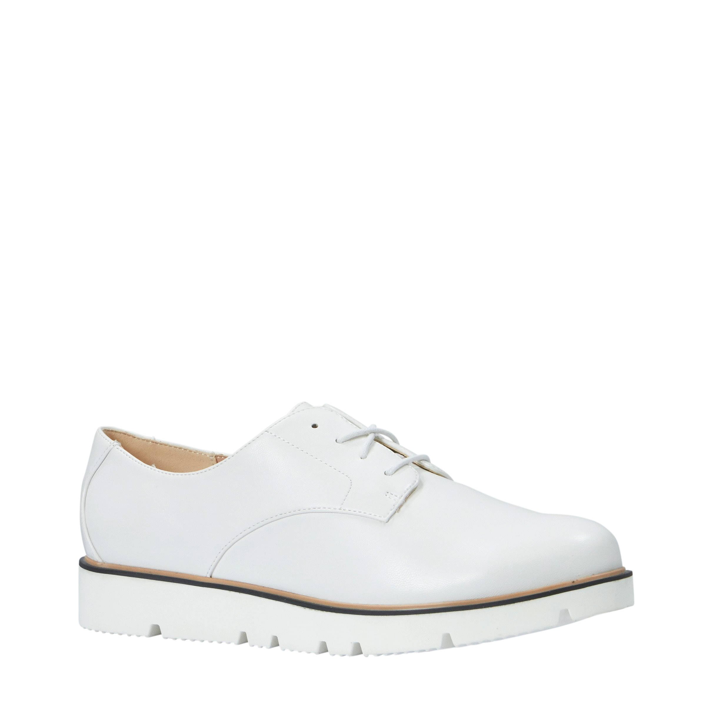 Bianco Klassieke Derby schoenen Bita Veter , Wit, Dames online kopen