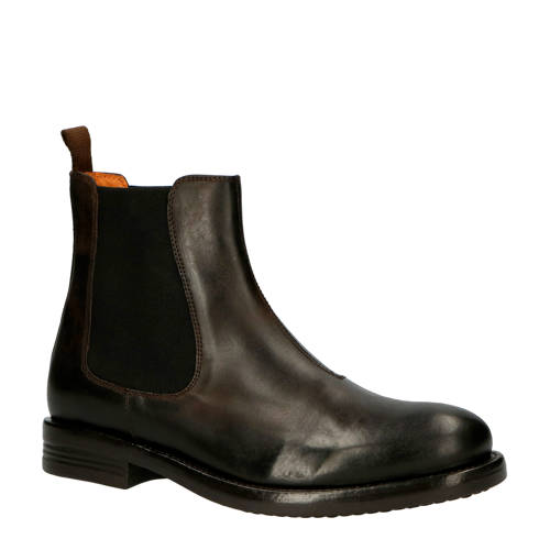Bianco Ace Leren Chelsea Boots Donkerbruin bianco kopen in de aanbieding