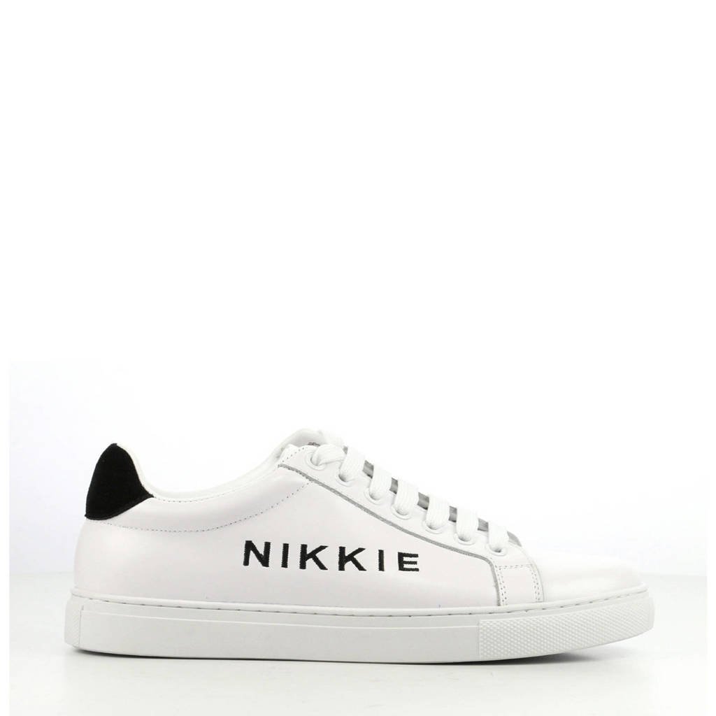 NIKKIE leren sneakers wit kopen? Morgen in huis wehkamp