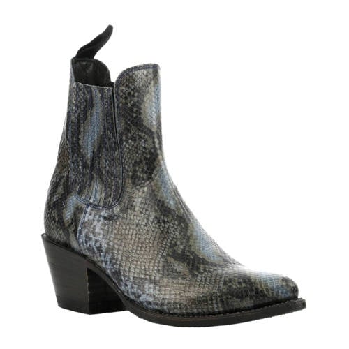 Sendra Leren Enkellaarzen Met Slangenprint sendra kopen in de aanbieding