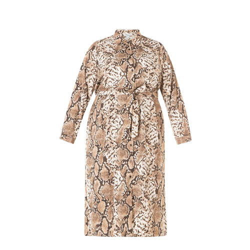 Ivy Bella Jurk Met Slangenprint ivy bella kopen in de aanbieding