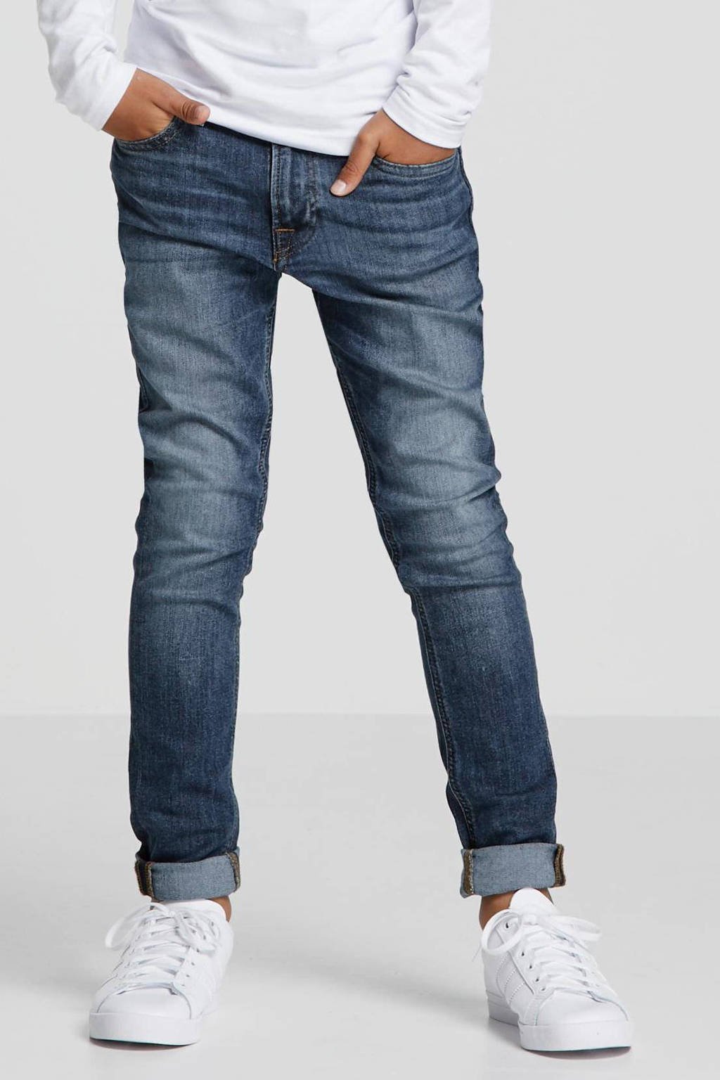 skinny fit jeans JJILIAM JJORIGINAL dark denim