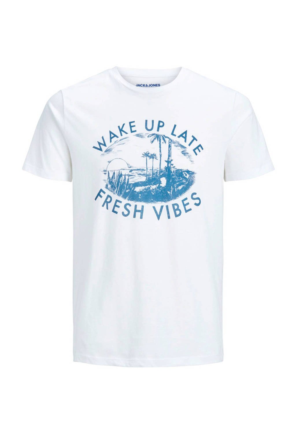 Jack & Jones Junior T-shirt Sunbaked wit, Wit