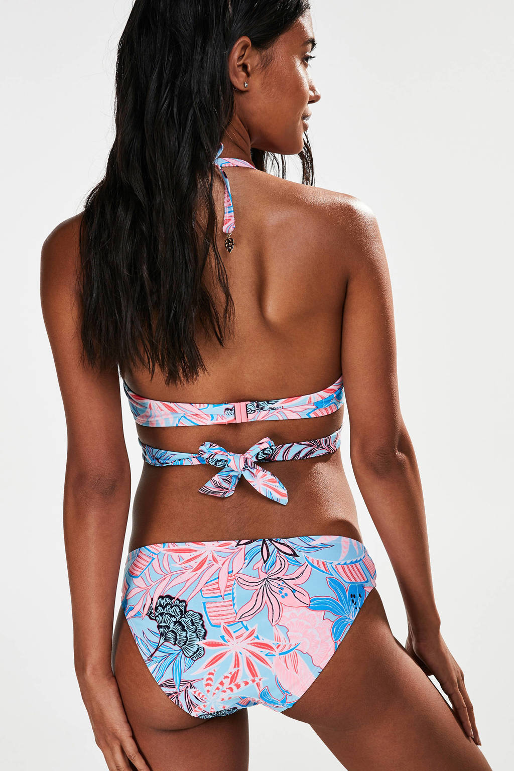 All Blauw Broekje Print Over Hunkemöllerbikini Met Juxtaflo BtxqS