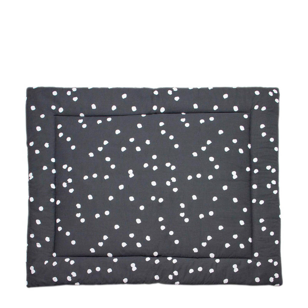 Briljant Baby boxkleed spots iron 80x100 cm, Grijs