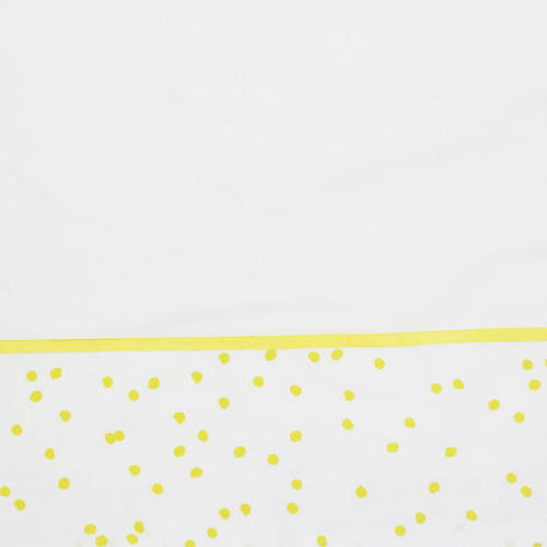 Briljant Baby Wieglaken Spots Ochre Bedrukt Bies briljant baby kopen in de aanbieding