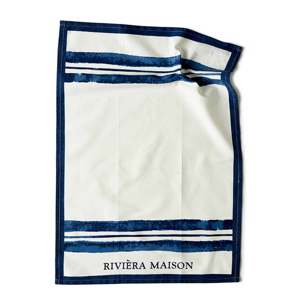 Riviera Maison theedoek, Wit