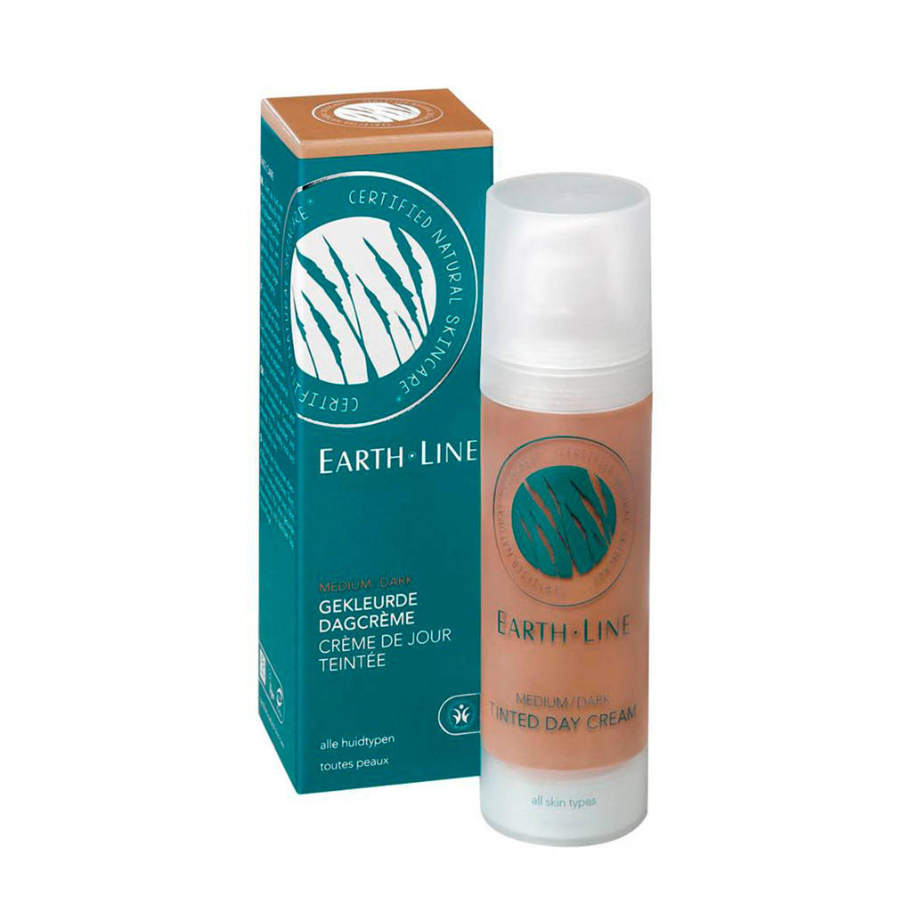 Earth-Line Getinte dagcrème - medium/dark