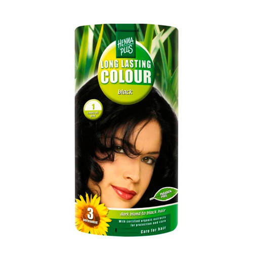 Hennaplus Long Lasting Colour Haarkleuring 0100 Black hennaplus kopen in de aanbieding Hennaplus Long Lasting Colour Haarkleuring 0100 Black hennaplus kopen in de aanbieding