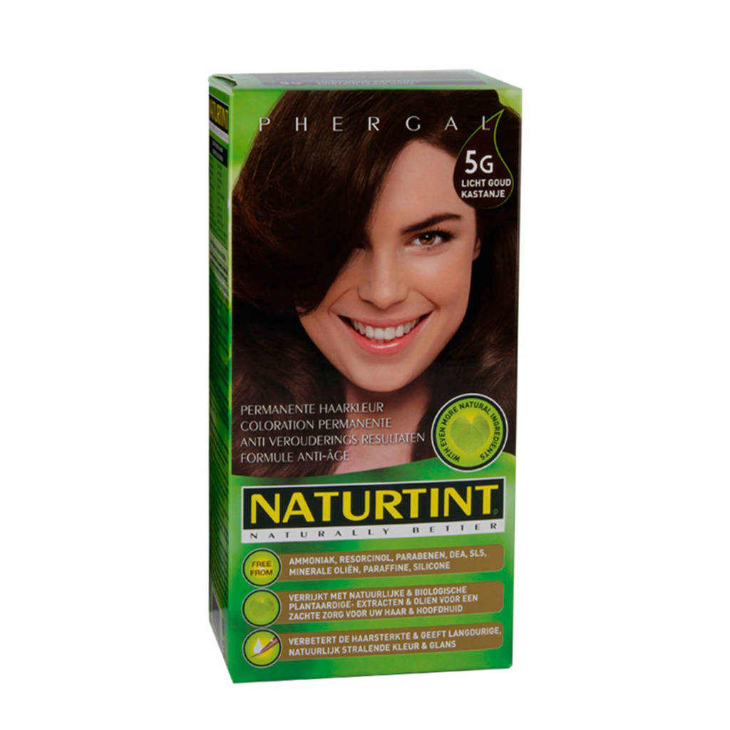 Naturtint haarkleuring - 5g licht goud kastanje