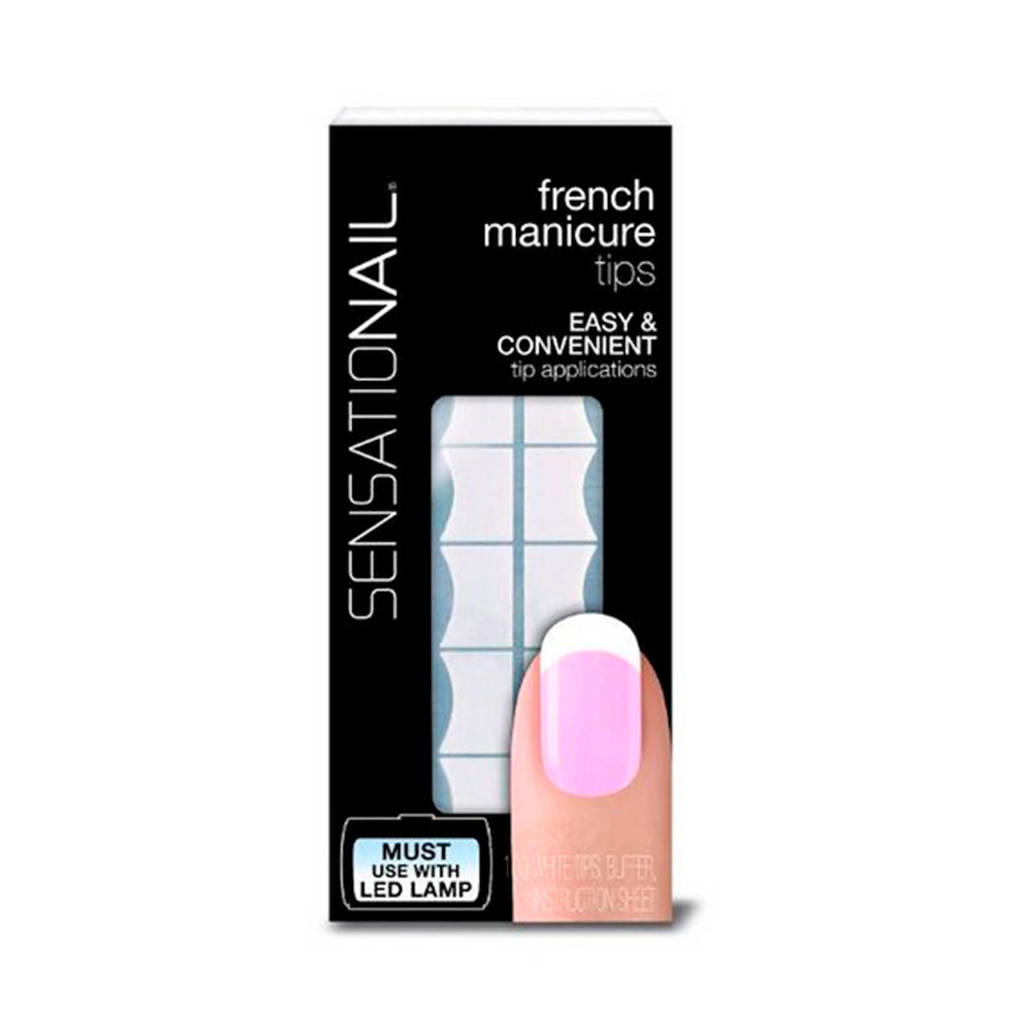 Sensationail white tips manicure, White Tips