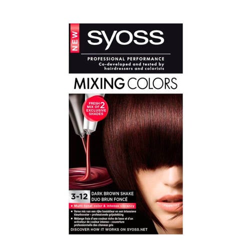 Syoss Mixing Colors Haarkleuring 3 12 Dark Brown Shake syoss kopen in de aanbieding Syoss Mixing Colors Haarkleuring 3 12 Dark Brown Shake syoss kopen in de aanbieding