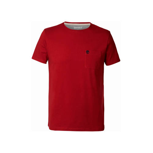 Timberland T Shirt Rood timberland kopen in de aanbieding