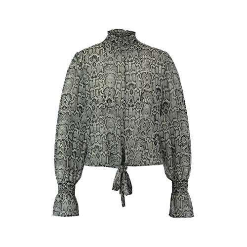 Coolcat Top Met Slangenprint Groen coolcat kopen in de aanbieding