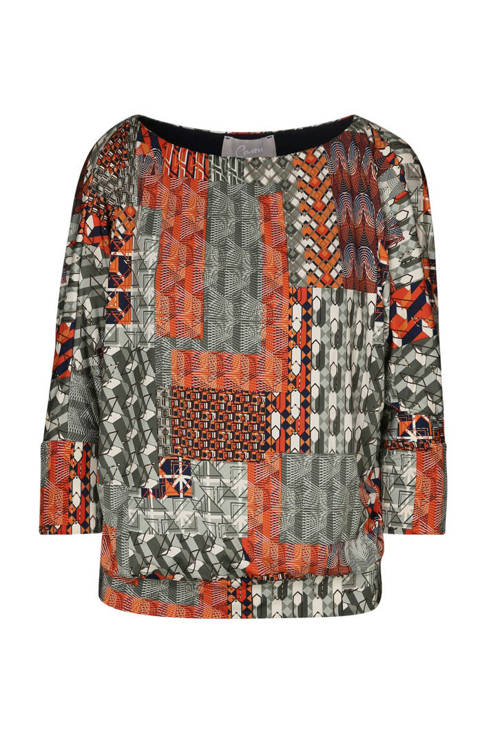 blouse print all met over Cassis SdFwIZqZ