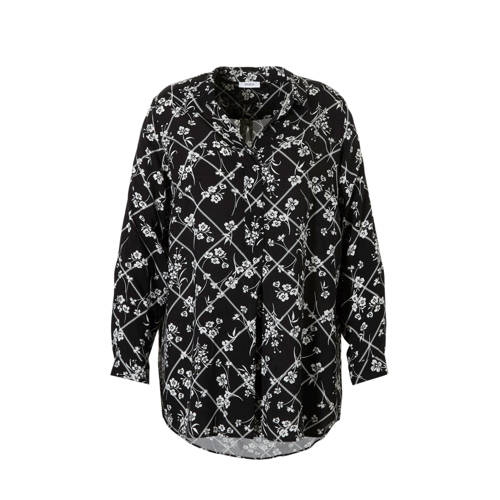 Ca Xl Yessica Geruit Tuniek Met Bloemenprint Zwart ca kopen in de aanbieding Ca Xl Yessica Geruit Tuniek Met Bloemenprint Zwart ca kopen in de aanbieding